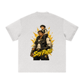 Heavyweight Earth Tone T-Shirt-Anime Style