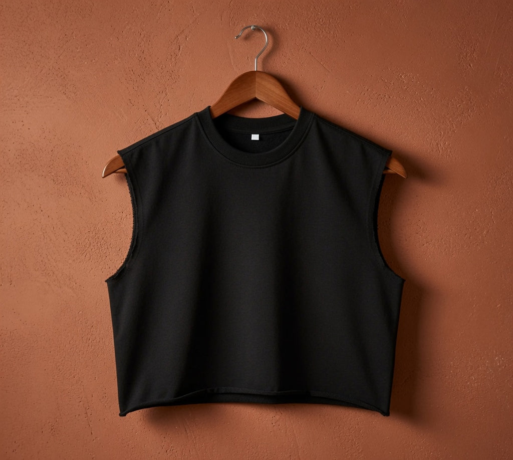 French Terry Boxy Tank Top