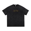Vintage Washed Hand-Frayed T-Shirt