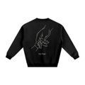 Soy Papá Hands Crewneck Sweatshirt – Black