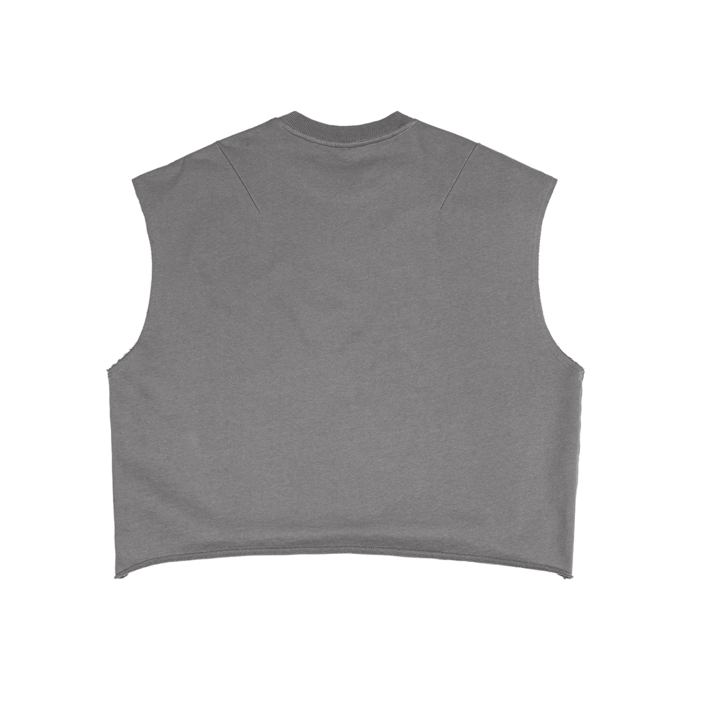 French Terry Boxy Tank Top-Papá Águila
