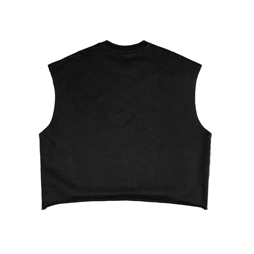 French Terry Boxy Tank Top-Papá Águila
